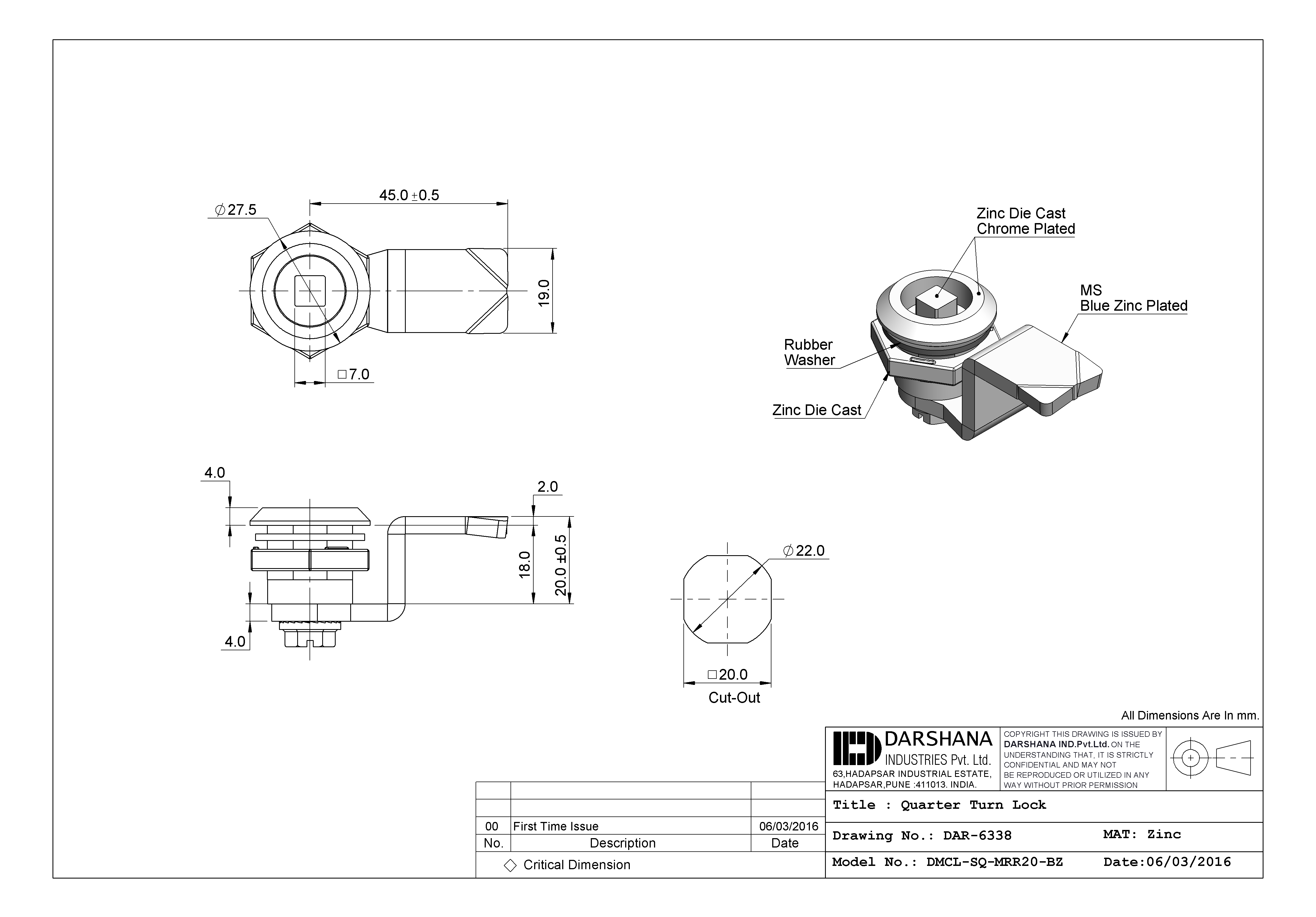 Darshana industries Item No -DMCL-SQ-MRR2 - MAPA Engineering Company