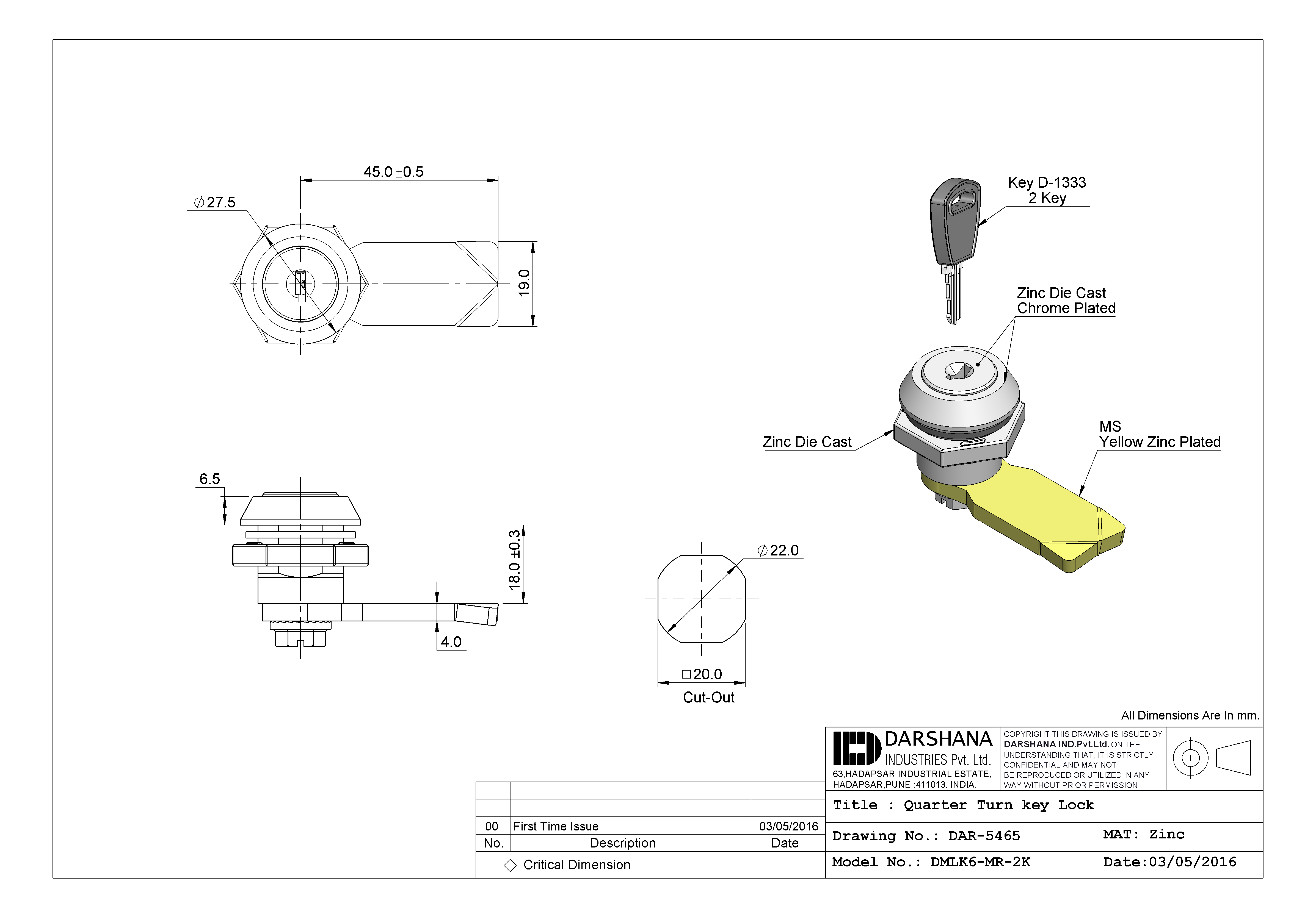 Darshana industries Item No -DMLK6-MR-2K - MAPA Engineering Company