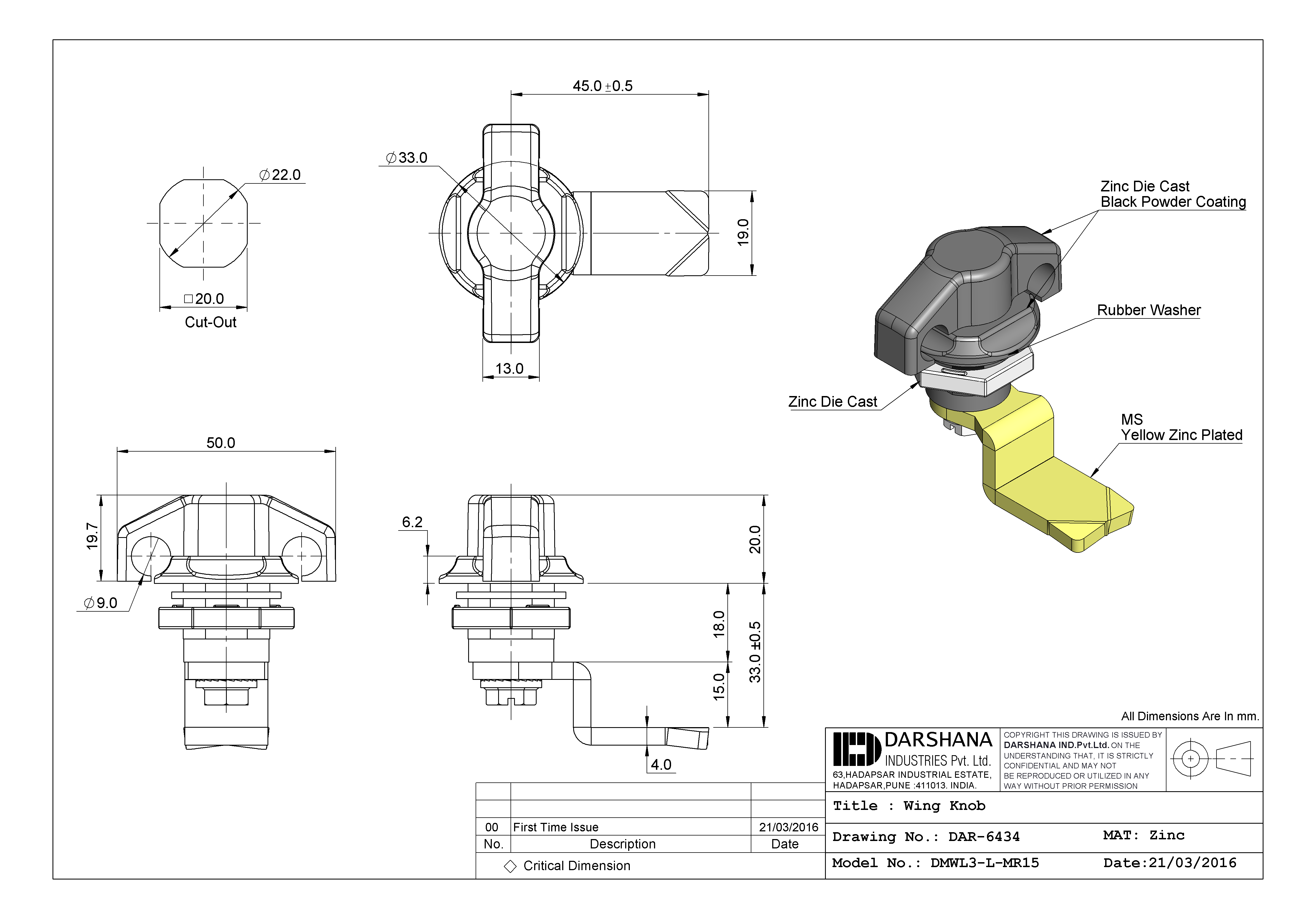 Darshana industries Item No DMWL3LMR15 MAPA Engineering Company