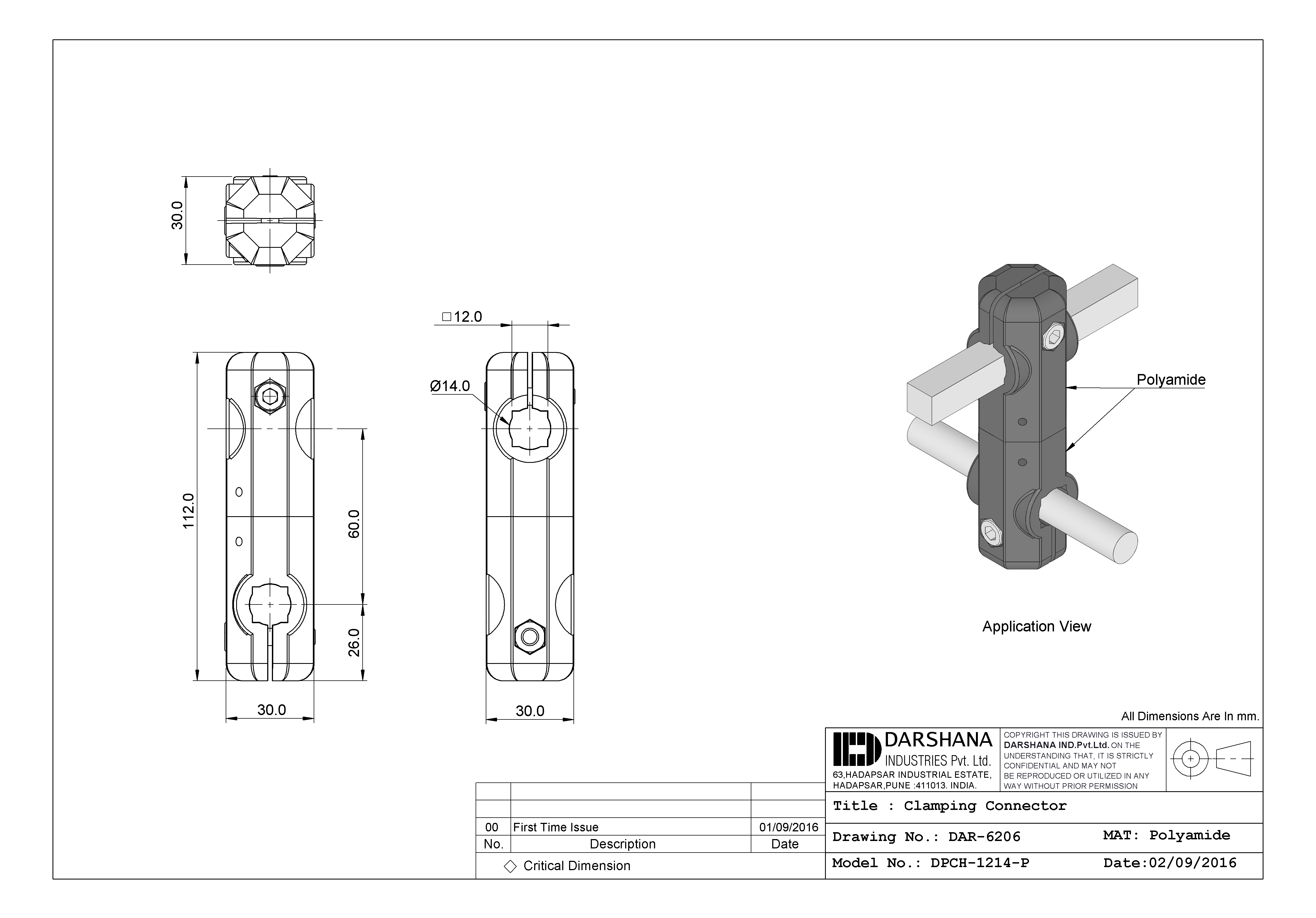 Darshana industries Item No -DPCH-1214-P - MAPA Engineering Company